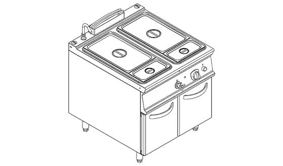 燃氣熱湯池連柜